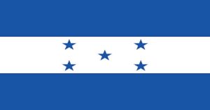 Flat Honduras flag vector background